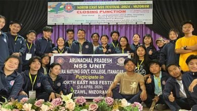 Arunachal: NSS Unit of DNGC participates in NE NSS Festival held at Aizawl
