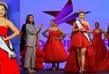 Ms Duyir Ete of Arunachal Pradesh is crowned VogueStar Miss India 2024.