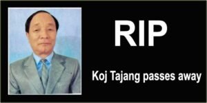 Arunachal: Former Apatani director Koj Tajang passes away