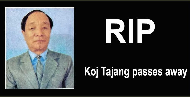 Arunachal: Former Apatani director Koj Tajang passes away