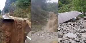 Arunachal: Massive landslide between Hunli and Anini in Dibang Valley