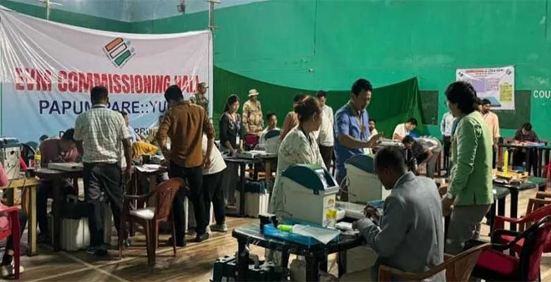 Arunachal Elections: EVM commissioning for Papum Pare completed