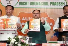 Arunachal Elections; Nadda, Khandu release BJP's Manifesto for state Assembly polls