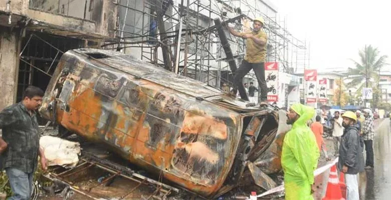 Kerala: Tragic Ambulance Fire Claims Patient's Life in Kozhikode