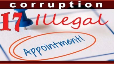 Again a corruption case came to light in Arunachal, 17 illegal appointments were made by PHE&WS dpt