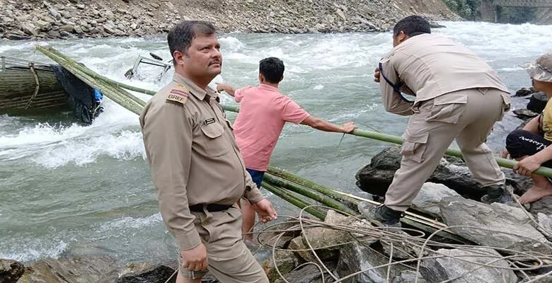 Arunachal: Truck Carrying Iron Rods Falls into Kurung River, Driver Feared Dead