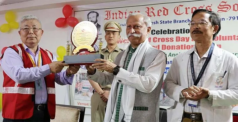 Arunachal: Governor participates in the World Red Cross Day celebration