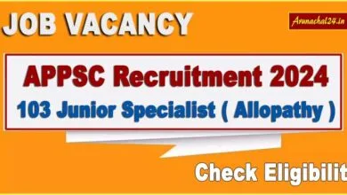 APPSC Recruitment 2024: Apply Online for Junior Specialist Posts, Check Eligibility