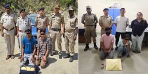 Arunachal: ICR Naharlagun police arrested 4 drug peddlers, including one woman