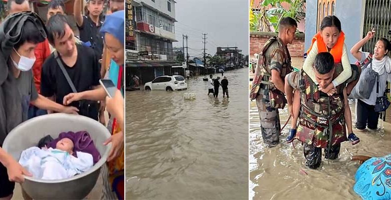 Manipur Floods: Three killed, thousand affected, Troops engaged in rescue operations