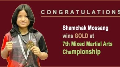 Arunachal’s Shamchak Mossang Secures Gold at 7th MMA Championship in Chattisgarh
