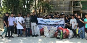 Arunachal: Himalayan University Students conduct social work at Jollang