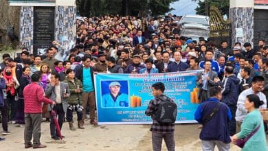 Arunachal: Ziro witnesses unprecedented solidarity march seeking justice for Lt. Millo Ricky