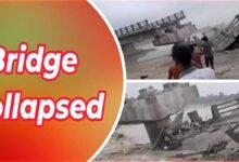 Bihar- Bridge on Bakra River in Araria Collapsed, Watch Viral Video