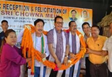 Arunachal: Chowna Mein accorded warm welcome at Namsai