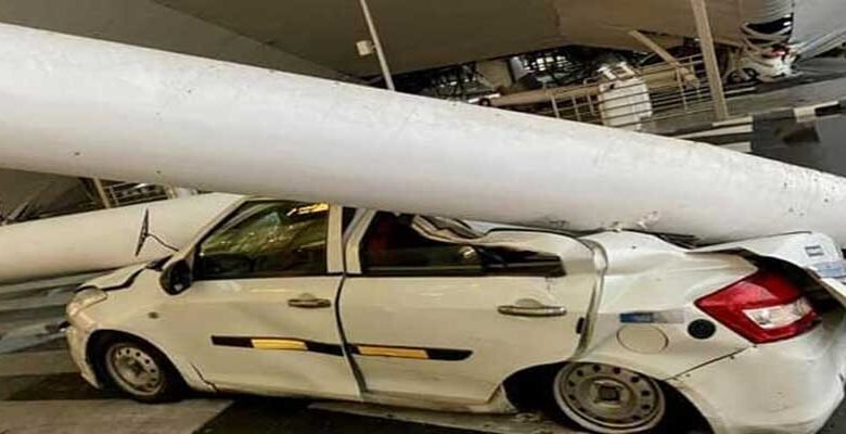 Roof of Delhi Airport and Jabalpur Airport collapse, 1 dead, 5 injured