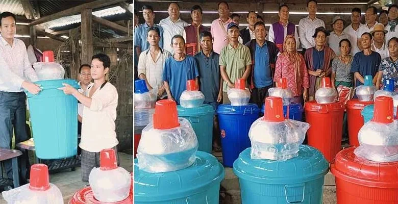 Arunachal: Nino Welfare Society donates relief items to fire victims of Kerang