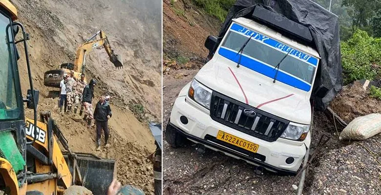 Arunachal: ITBP evacuate a heart patient and stranded civilians after a massive landslide near Tatu