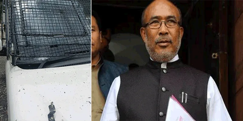 Manipur CM N Biren Singh’s Security Convoy Attacked By Armed Militants