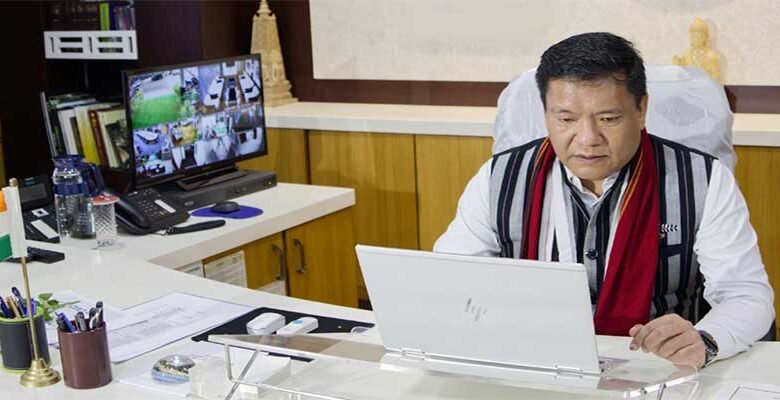 Pema Khandu signs first file after swearing-in, release Rs 100 Cr under CMSSS