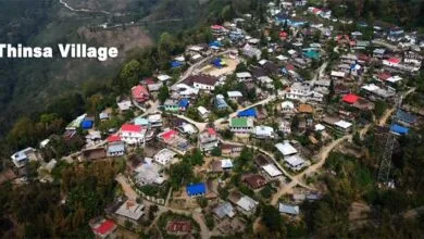 Arunachal: Thinsa, a beautiful village nestled on a hill slope in Tirap