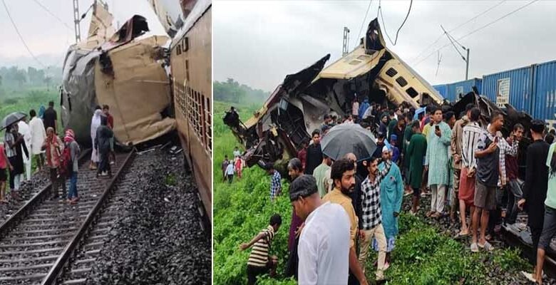 Kanchanjungha Express collides with goods train in West Bengal’s New Jalpaiguri, several injured