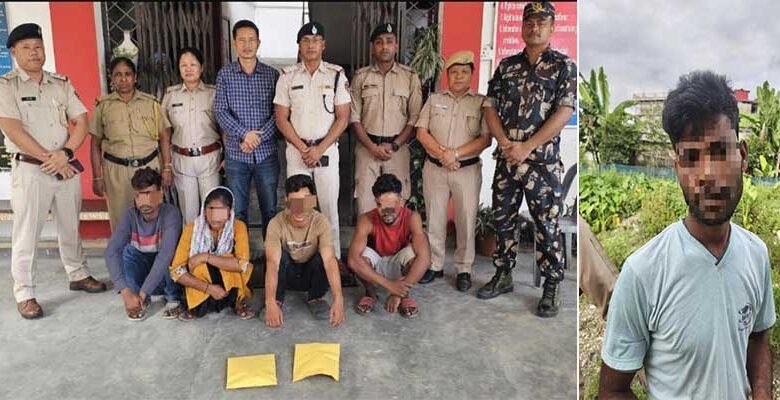 Arunachal: Five Drug Peddlers, Including One Woman Apprehended with Heroin