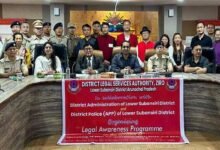 Arunachal: Legal Awareness campaign on New Criminal Law held at Ziro