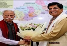 Arunachal: Union Minister Piyush Goyal calls on the Governor KT Parnaik