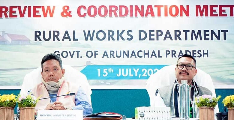 Arunachal: RWD Minister asked officials to start implementation of e-office for prompt service delivery