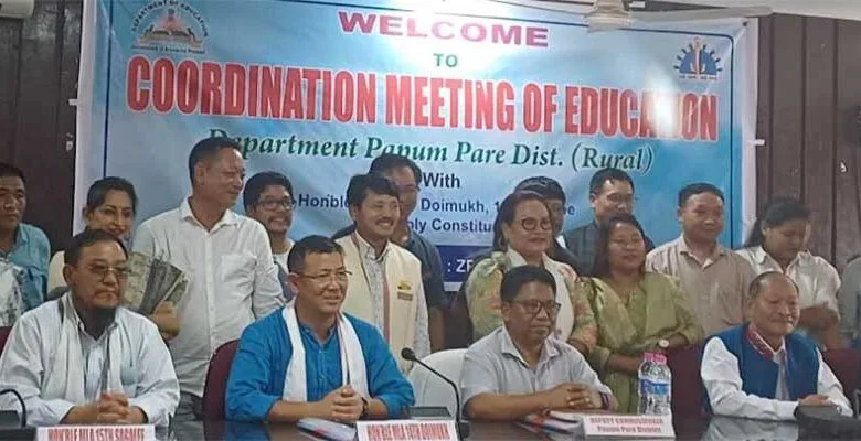 Arunachal: MLAs of Doimukh and Sagalee Convene for Education Sector Coordination Meeting