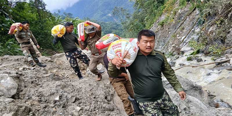 Arunachal: Pema Khandu lauds police for ensuring essential supplies to landslide-affected villages