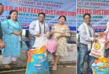 Arunachal: Fisheries Department Distributes Fingerlings and Fish Feed to Boost Aquaculture
