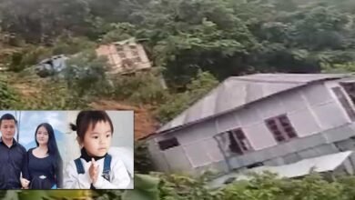 Mizoram: Three member of a family feared dead due to landslide in Aizawl