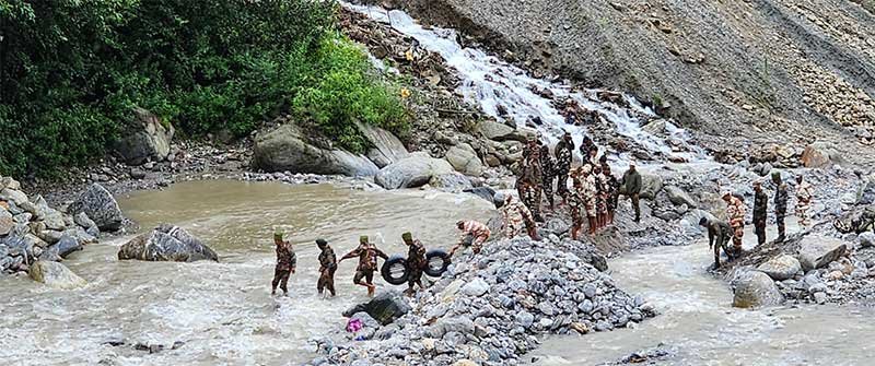 Arunachal: Army conducts a mock exercise focused on disaster preparedness in Tawang