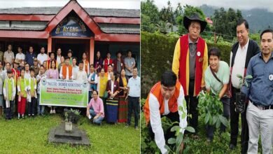 Arunachal: Under clean and green Ayeng mission of Ketir Momir Gokying, several tree saplings were planted in Ayeng village