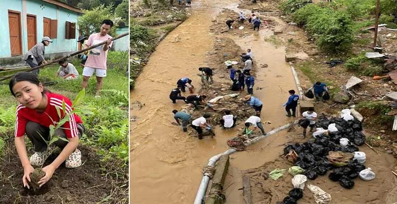 Arunachal: Yagamso River cleaned, trees planted to mark Van Mahotsav week