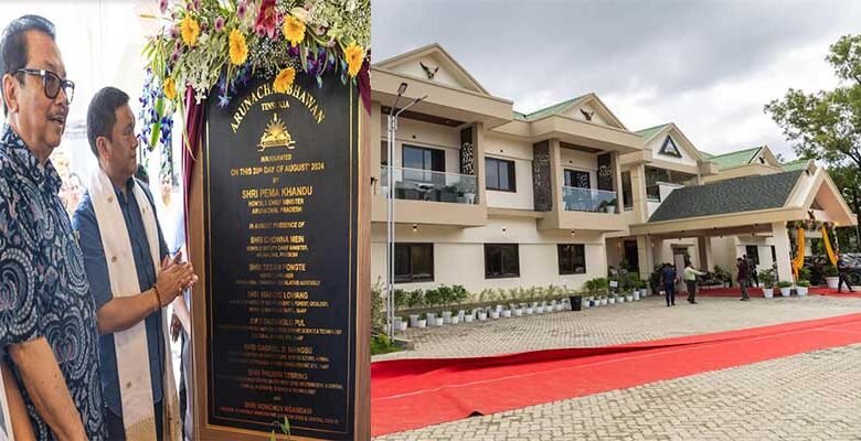 Arunachal CM Dedicates new Arunachal Bhawan in Tinsukia to the people of the state