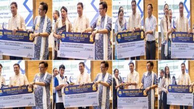 Arunachal CM disburses cash awards worth Rs1.57 crore to 187 meritorious sportspersons and coaches