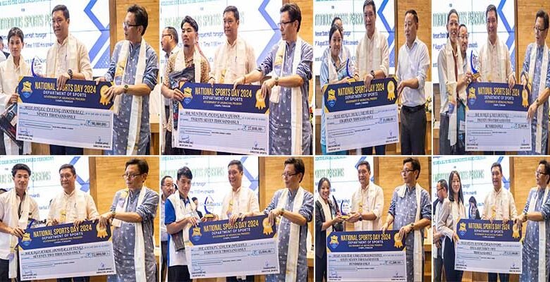 Arunachal CM disburses cash awards worth Rs1.57 crore to 187 meritorious sportspersons and coaches