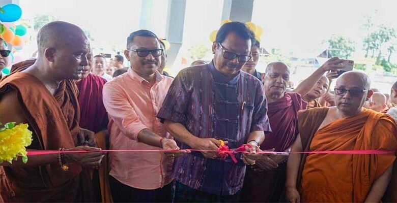 Arunachal: Chowna Mein Inaugurates Theravada Buddhist Convention Hall in Namsai