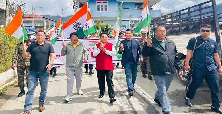 Arunachal: Har Ghar Tiranga Campaign Continues in Tawang