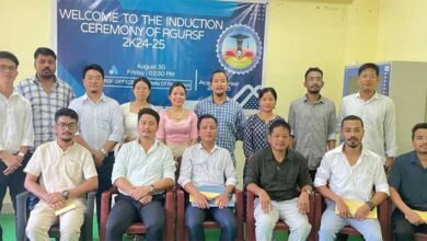 Arunachal: New Executive Members Inducted into RGURSF for 2024-2025 Session