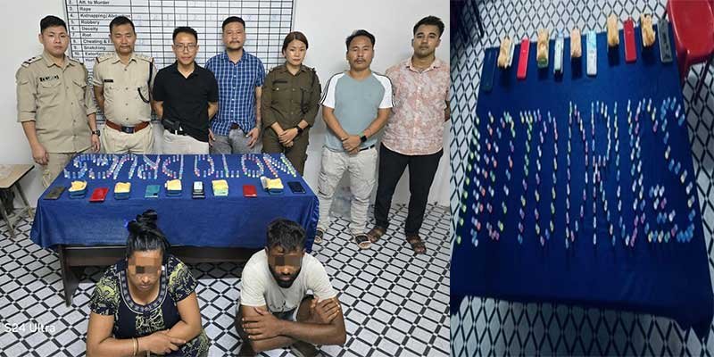 Arunachal: Nirjuli Police arrested Two Drug Peddler including a woman, recovered 62 Gms Heroin