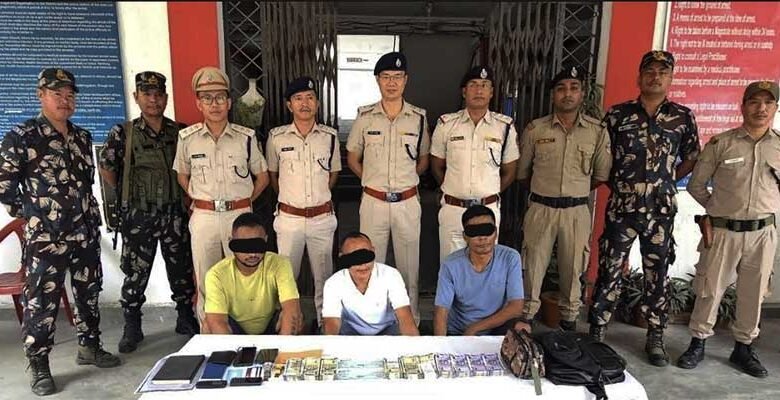 Arunachal: Police Arrest Two Hardcore NSCN-IM cadres, One Over ground Worker and Recover Extortion Money in Naharlagun