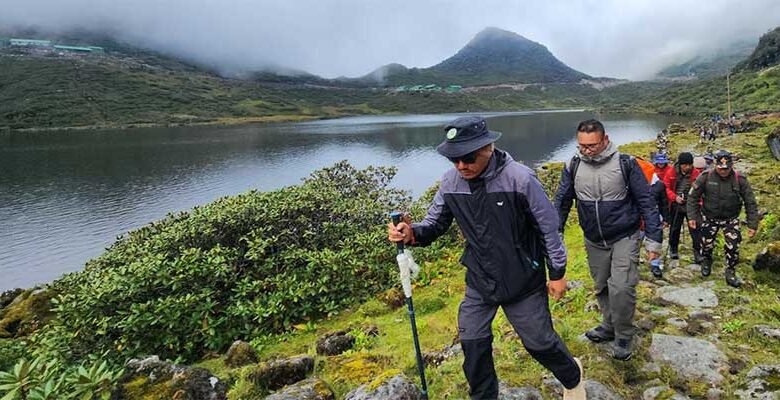 Arunachal: Tawang DDMA team conducts expedition for survey of Glacial lake outburst flood towards Dungchhen Tso