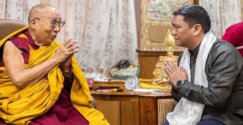 Arunachal: Pema Khandu calls on Dalai Lama, gifts his first dwelling after fleeing Tibet to trust