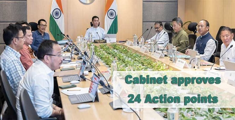 Arunachal: Cabinet approves 24 Action points a part of the "Reforms 3.0" journey