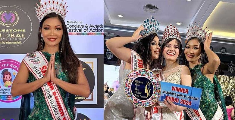 Arunachal’s Duyir Ete crowned 2nd Runner-up at Miss Global World 2024