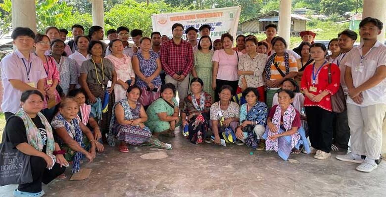 Arunachal: Himalayan University organized Farmer Awareness Program in Karsingsa